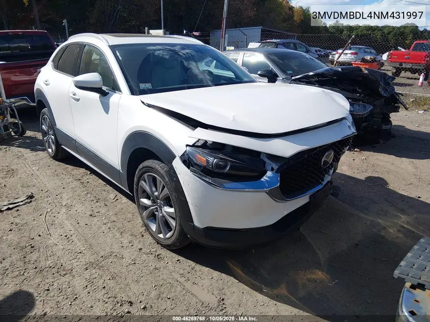 MAZDA CX-30 2022, VIN 3MVDMBDL4NM431997
