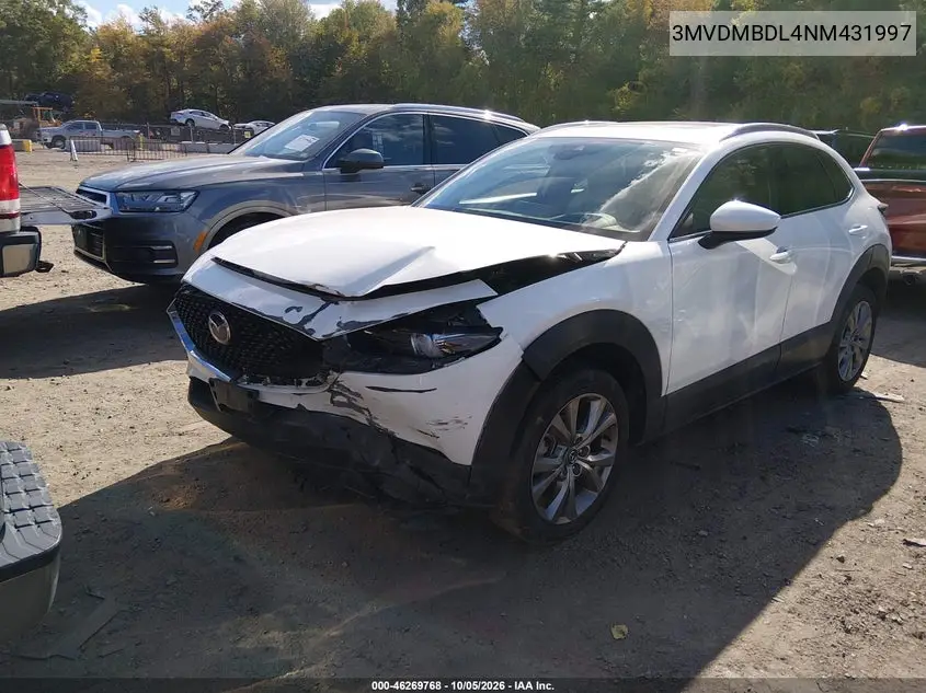 2022 MAZDA CX-30 VIN 3MVDMBDL4NM431997 — фото 2