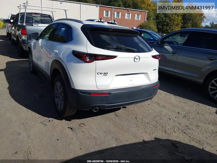 2022 MAZDA CX-30 VIN 3MVDMBDL4NM431997 — фото 3