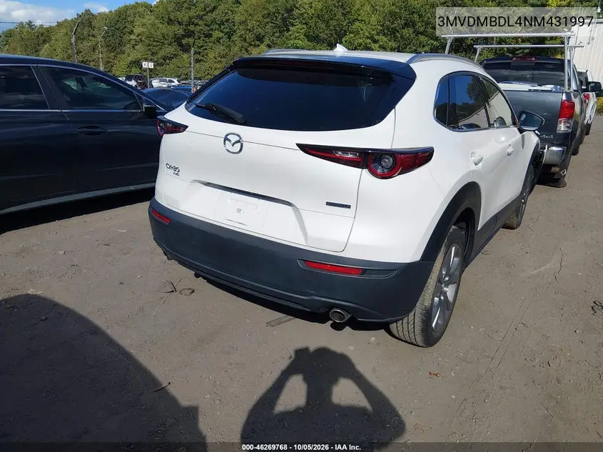 2022 MAZDA CX-30 VIN 3MVDMBDL4NM431997 — фото 4