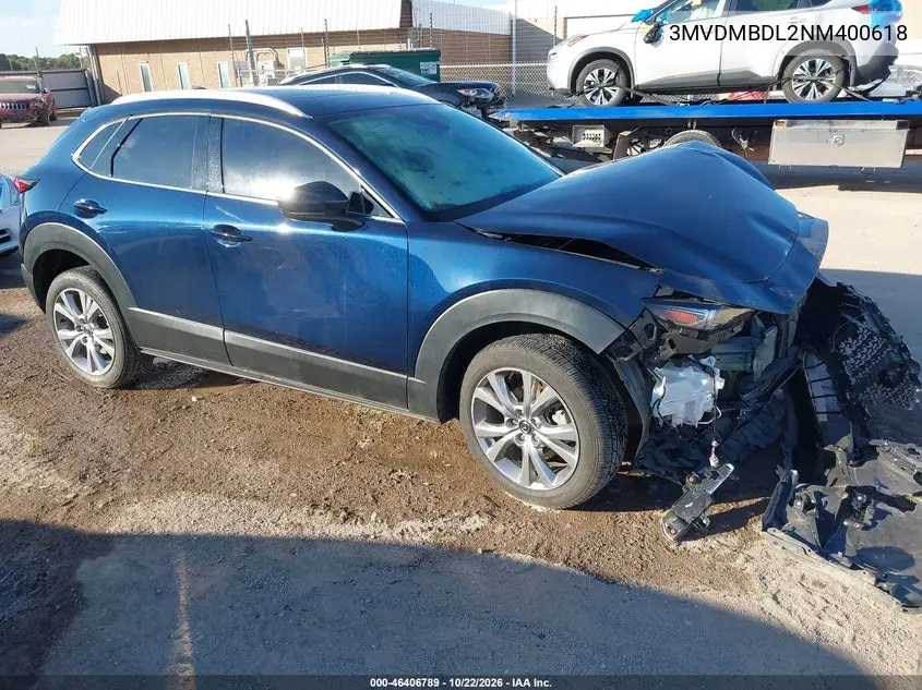 MAZDA CX-30 2022, VIN 3MVDMBDL2NM400618