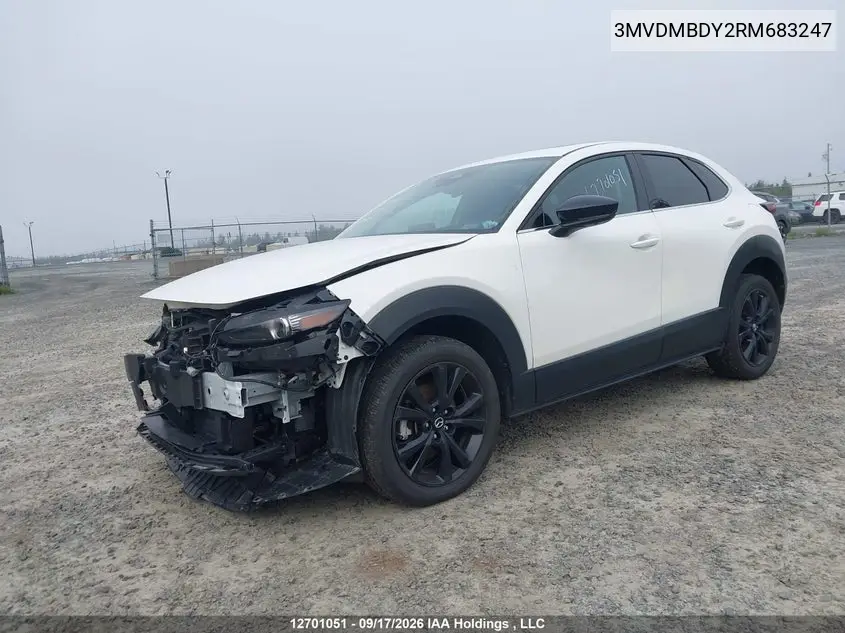 2024 MAZDA CX-30 VIN 3MVDMBDY2RM683247 — фото 2