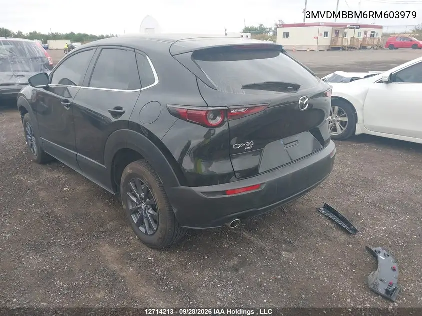 2024 MAZDA CX-30 VIN 3MVDMBBM6RM603979 — фото 3