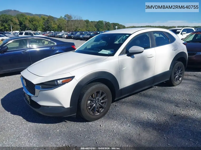 2024 MAZDA CX-30 VIN 3MVDMBAM2RM640755 — фото 2