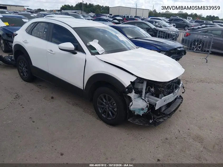MAZDA CX-30 2025, VIN 3MVDMBAM0SM833959