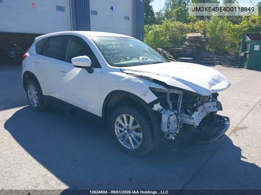 MAZDA CX-5 2013, VIN JM3KE4BE4D0118849