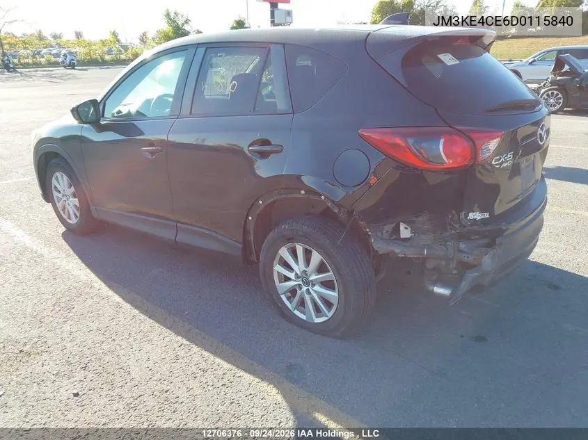 2013 MAZDA CX-5 VIN JM3KE4CE6D0115840 — фото 3