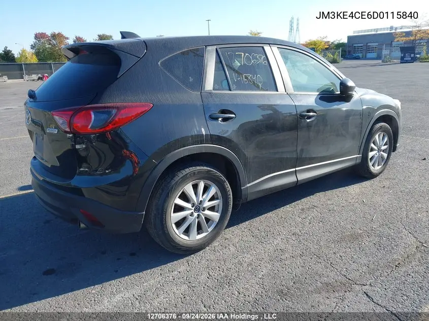 2013 MAZDA CX-5 VIN JM3KE4CE6D0115840 — фото 4