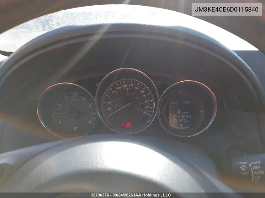 2013 MAZDA CX-5 VIN JM3KE4CE6D0115840 — фото 7