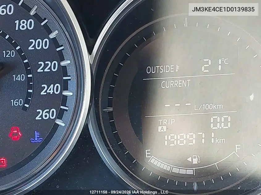 2013 MAZDA CX-5 VIN JM3KE4CE1D0139835 — фото 15