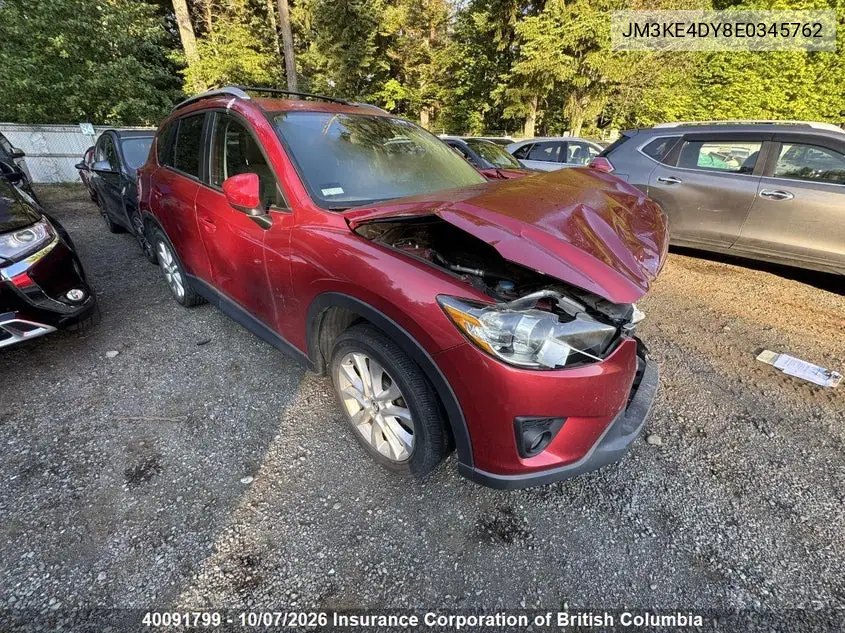 MAZDA CX-5 2014, VIN JM3KE4DY8E0345762