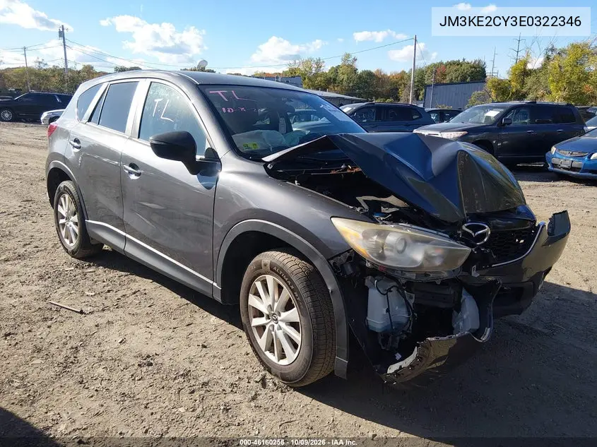 MAZDA CX-5 2014, VIN JM3KE2CY3E0322346
