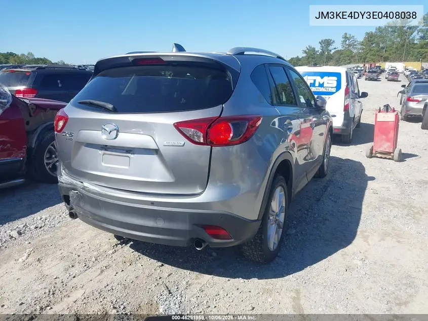 2014 MAZDA CX-5 VIN JM3KE4DY3E0408038 — фото 4