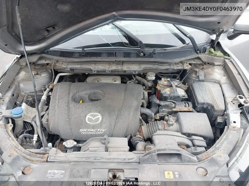 2015 MAZDA CX-5 VIN JM3KE4DY0F0463970 — фото 10