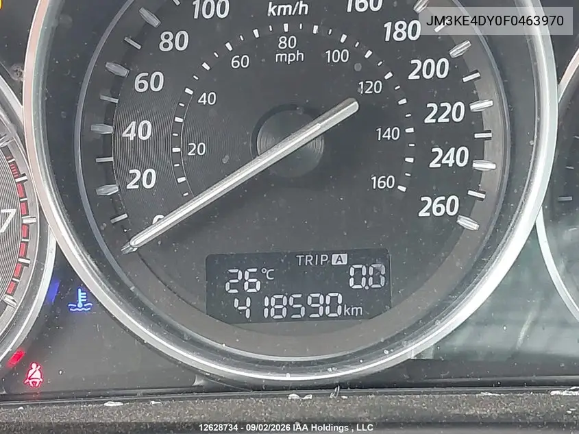 2015 MAZDA CX-5 VIN JM3KE4DY0F0463970 — фото 16