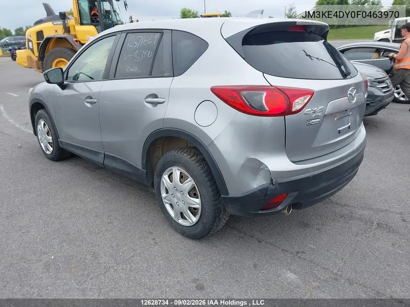 2015 MAZDA CX-5 VIN JM3KE4DY0F0463970 — фото 3