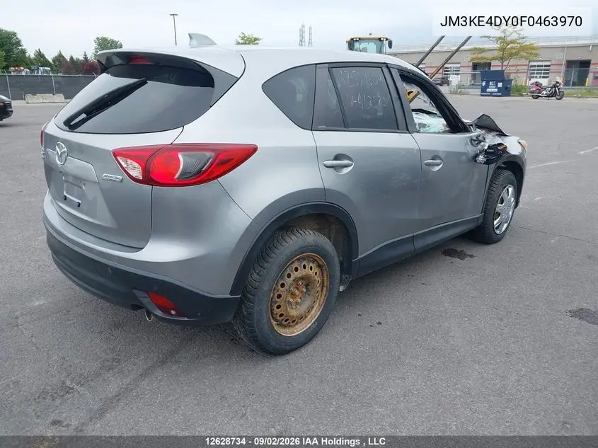 2015 MAZDA CX-5 VIN JM3KE4DY0F0463970 — фото 4