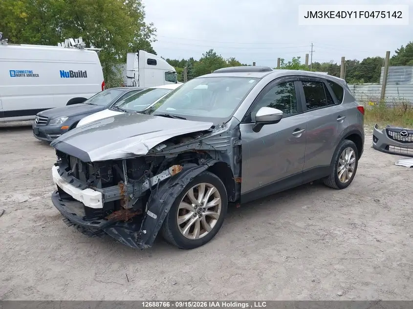 2015 MAZDA CX-5 VIN JM3KE4DY1F0475142 — фото 16