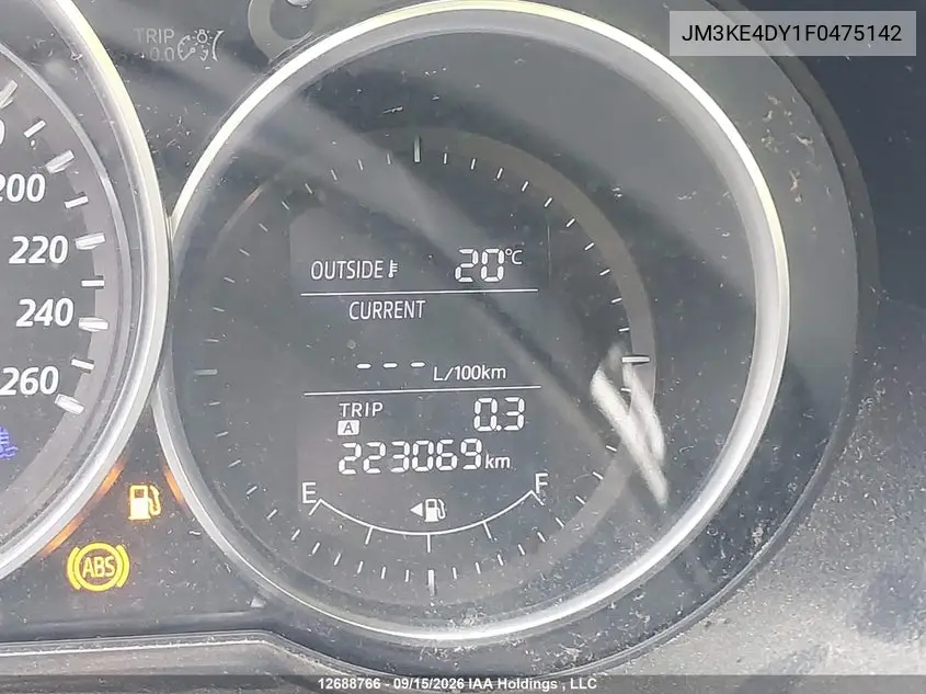 2015 MAZDA CX-5 VIN JM3KE4DY1F0475142 — фото 17