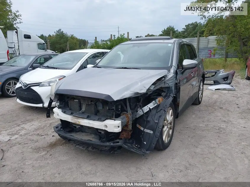 2015 MAZDA CX-5 VIN JM3KE4DY1F0475142 — фото 3