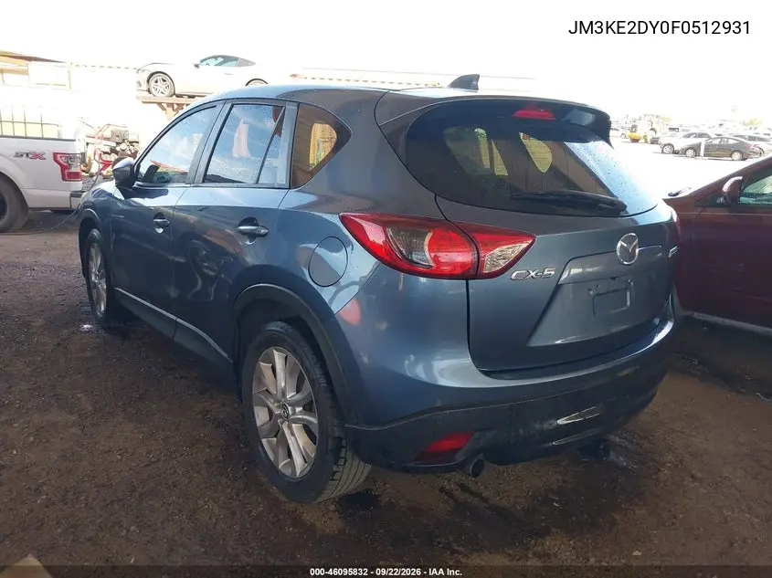 2015 MAZDA CX-5 VIN JM3KE2DY0F0512931 — фото 3