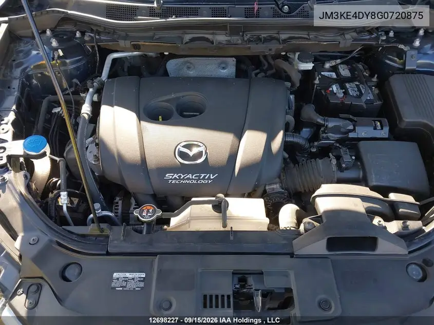 2016 MAZDA CX-5 VIN JM3KE4DY8G0720875 — фото 10