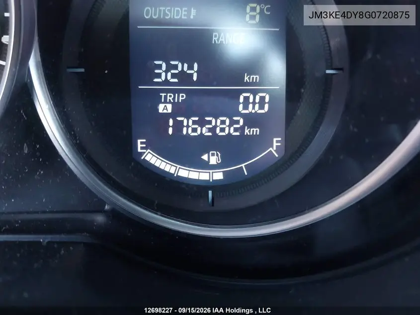 2016 MAZDA CX-5 VIN JM3KE4DY8G0720875 — фото 15
