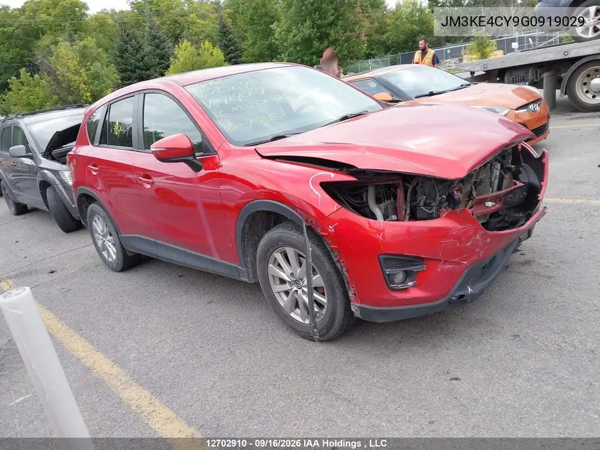 MAZDA CX-5 2016, VIN JM3KE4CY9G0919029