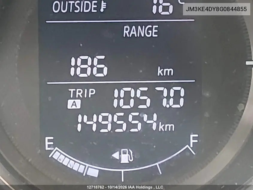 2016 MAZDA CX-5 VIN JM3KE4DY8G0844855 — фото 15