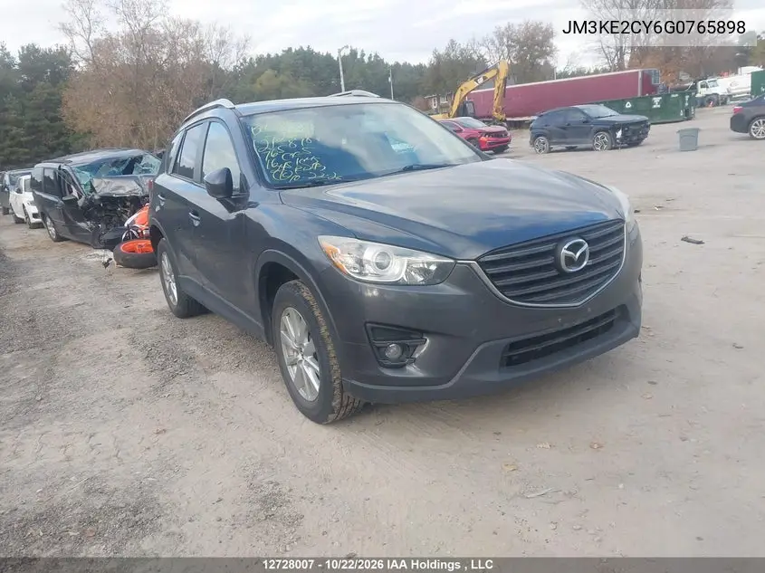 MAZDA CX-5 2016, VIN JM3KE2CY6G0765898