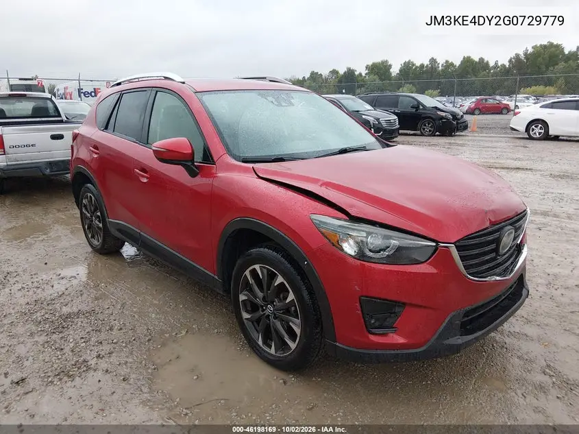 MAZDA CX-5 2016, VIN JM3KE4DY2G0729779