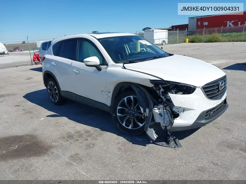 MAZDA CX-5 2016, VIN JM3KE4DY1G0904331