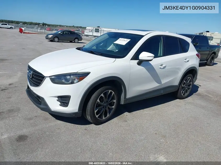 2016 MAZDA CX-5 VIN JM3KE4DY1G0904331 — фото 2