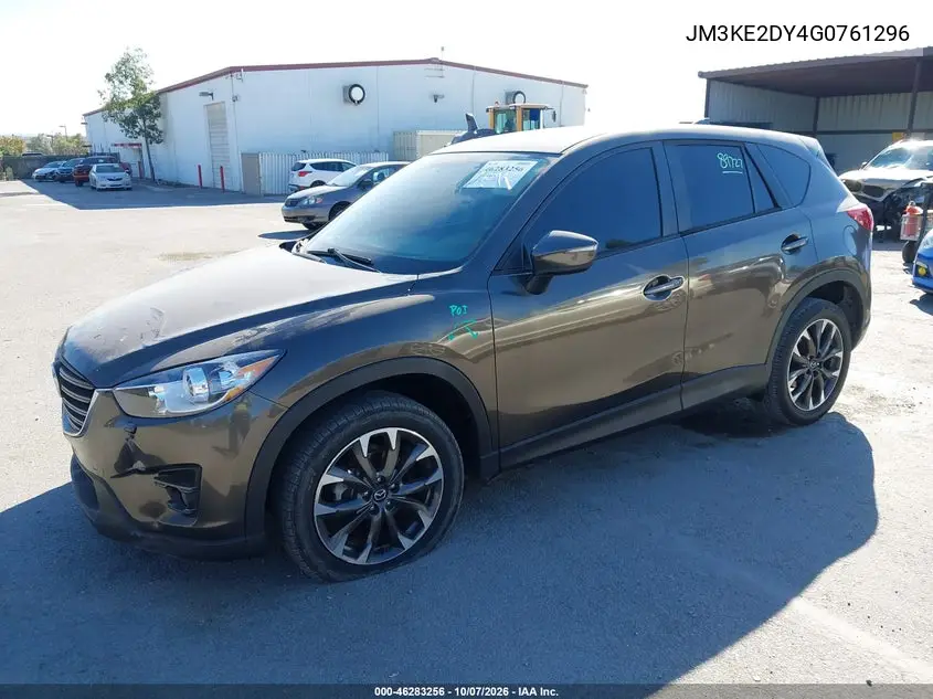 2016 MAZDA CX-5 VIN JM3KE2DY4G0761296 — фото 2