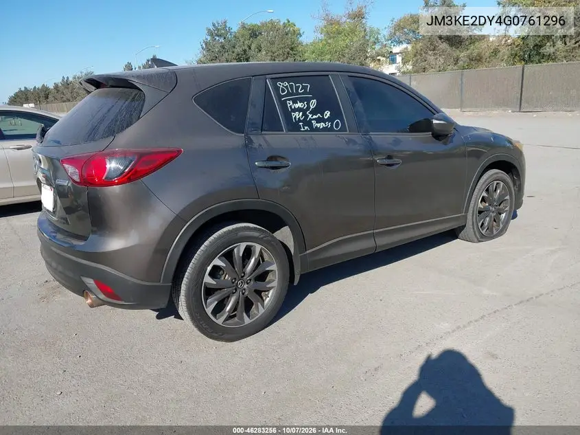 2016 MAZDA CX-5 VIN JM3KE2DY4G0761296 — фото 4