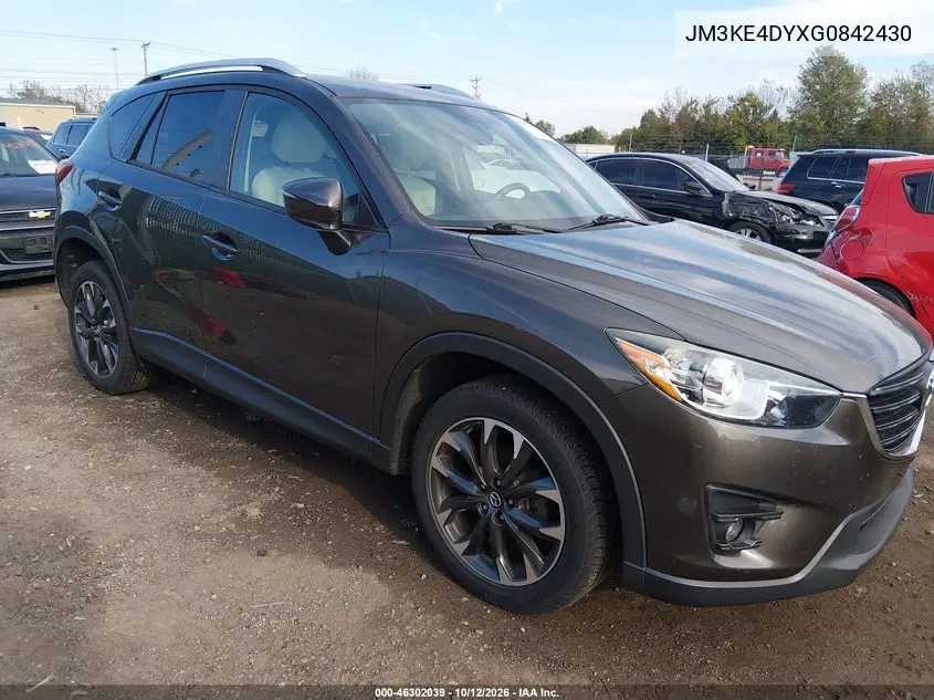 MAZDA CX-5 2016, VIN JM3KE4DYXG0842430