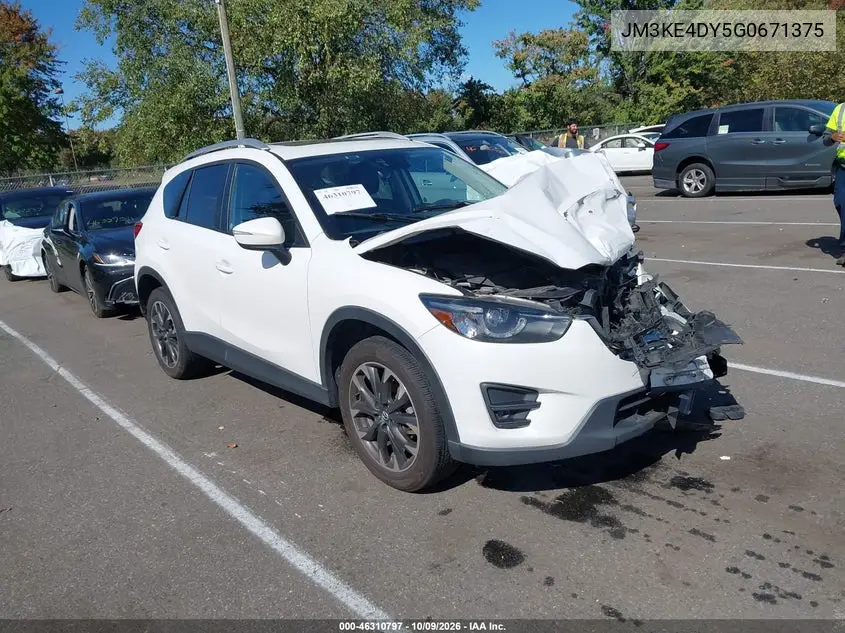 MAZDA CX-5 2016, VIN JM3KE4DY5G0671375
