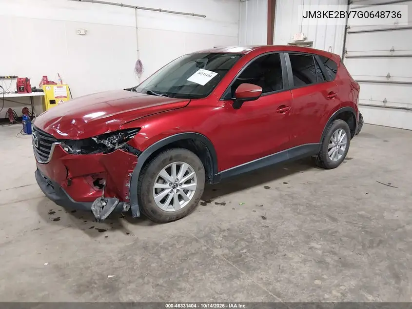2016 MAZDA CX-5 VIN JM3KE2BY7G0648736 — фото 2