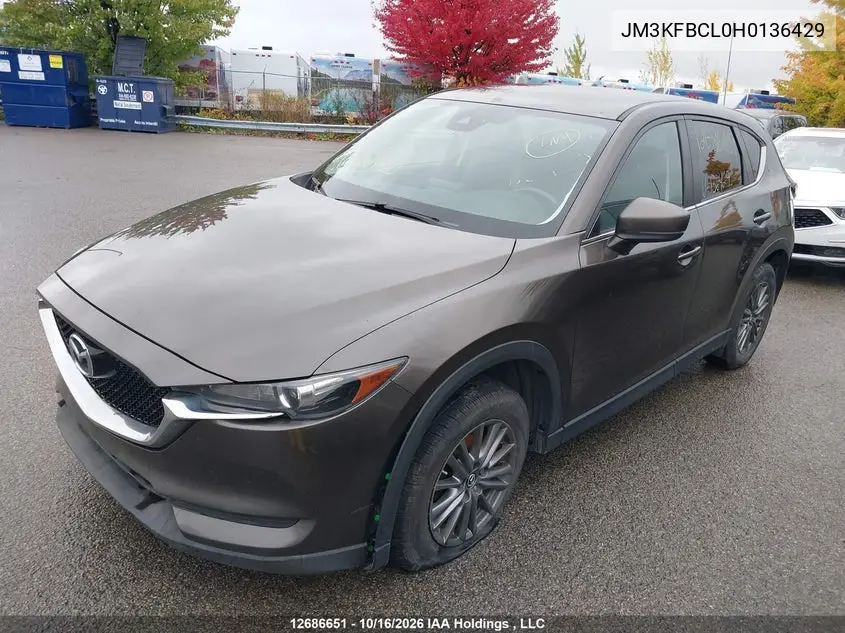 2017 MAZDA CX-5 VIN JM3KFBCL0H0136429 — фото 2