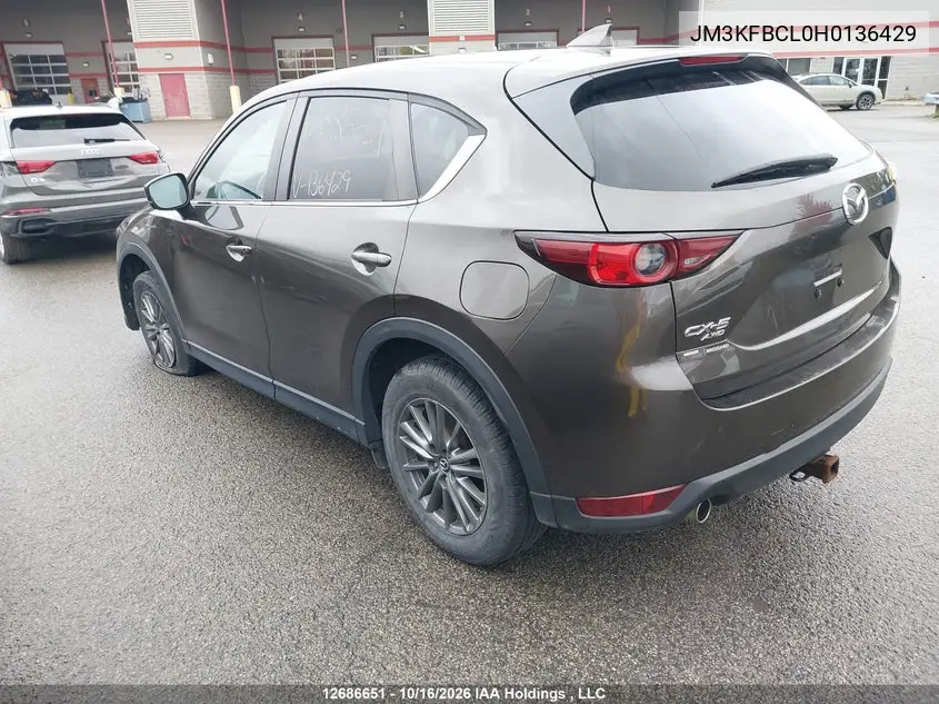 2017 MAZDA CX-5 VIN JM3KFBCL0H0136429 — фото 3