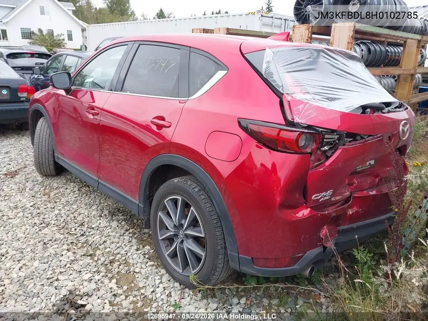 2017 MAZDA CX-5 VIN JM3KFBDL8H0102785 — фото 3