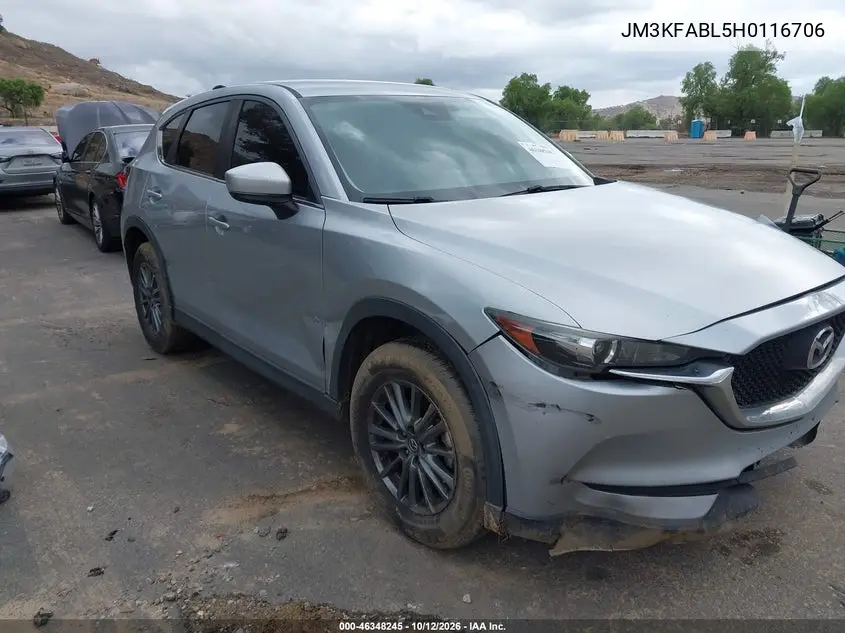 MAZDA CX-5 2017, VIN JM3KFABL5H0116706