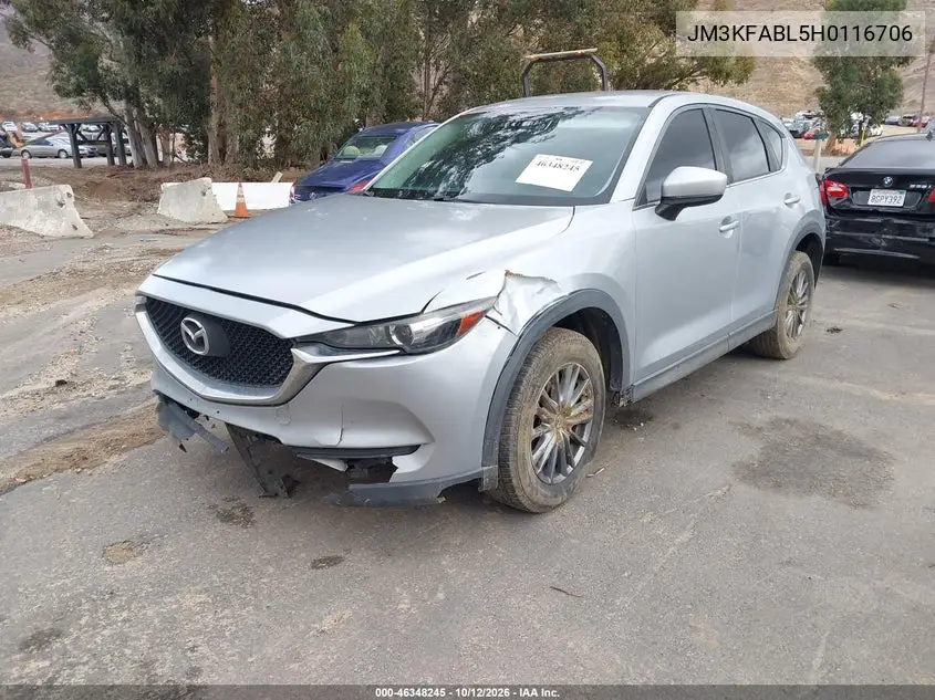2017 MAZDA CX-5 VIN JM3KFABL5H0116706 — фото 2