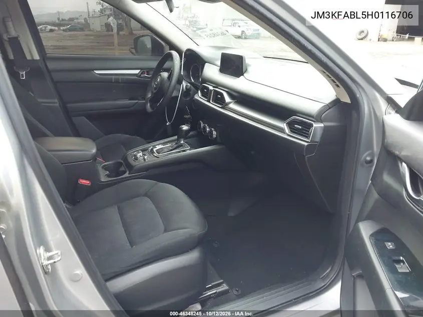 2017 MAZDA CX-5 VIN JM3KFABL5H0116706 — фото 5
