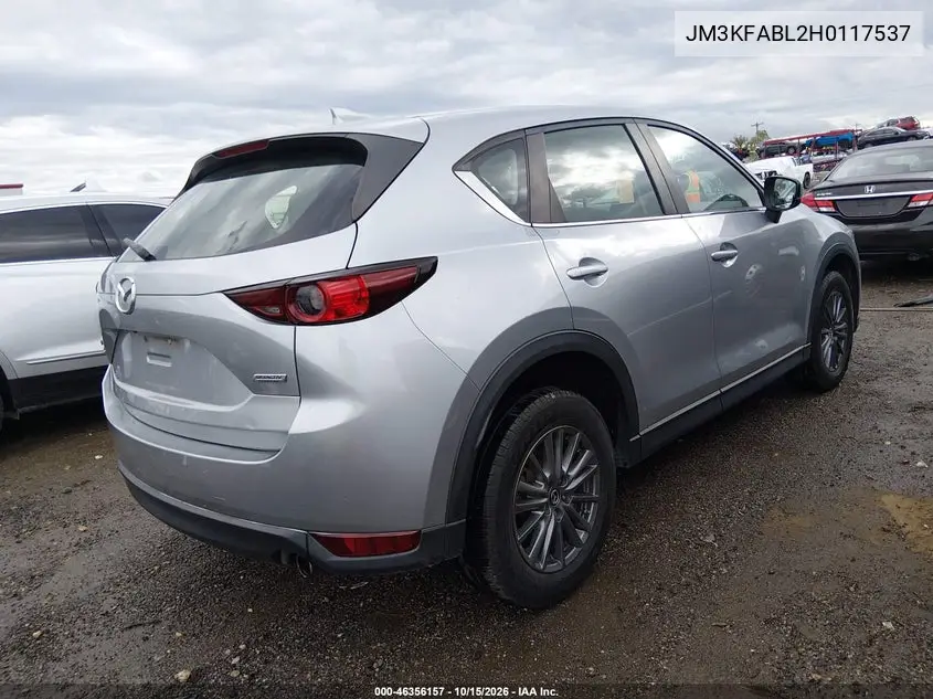 2017 MAZDA CX-5 VIN JM3KFABL2H0117537 — фото 4