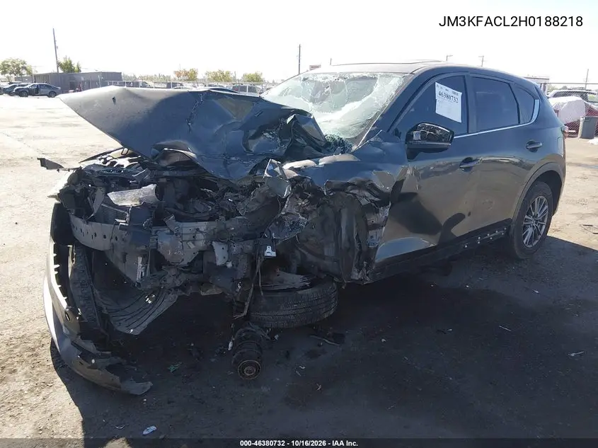 2017 MAZDA CX-5 VIN JM3KFACL2H0188218 — фото 2