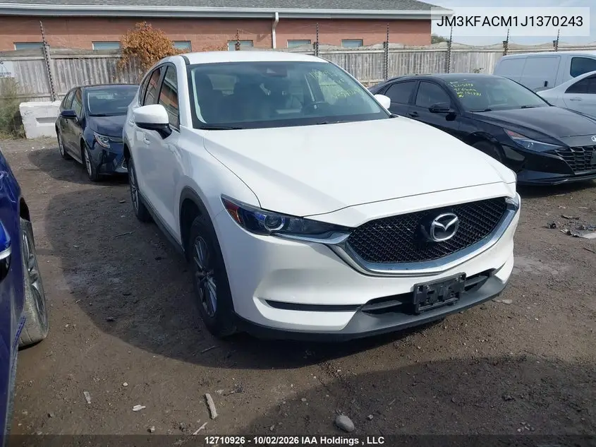 MAZDA CX-5 2018, VIN JM3KFACM1J1370243