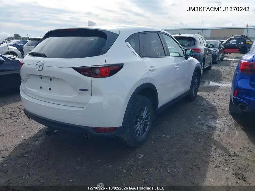 2018 MAZDA CX-5 VIN JM3KFACM1J1370243 — фото 4