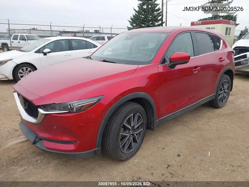 2018 MAZDA CX-5 VIN JM3KFBDM2J0309526 — фото 2