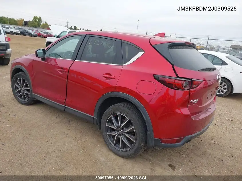 2018 MAZDA CX-5 VIN JM3KFBDM2J0309526 — фото 3